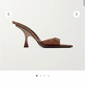 The Attico Ester PVC mules, size 7.5